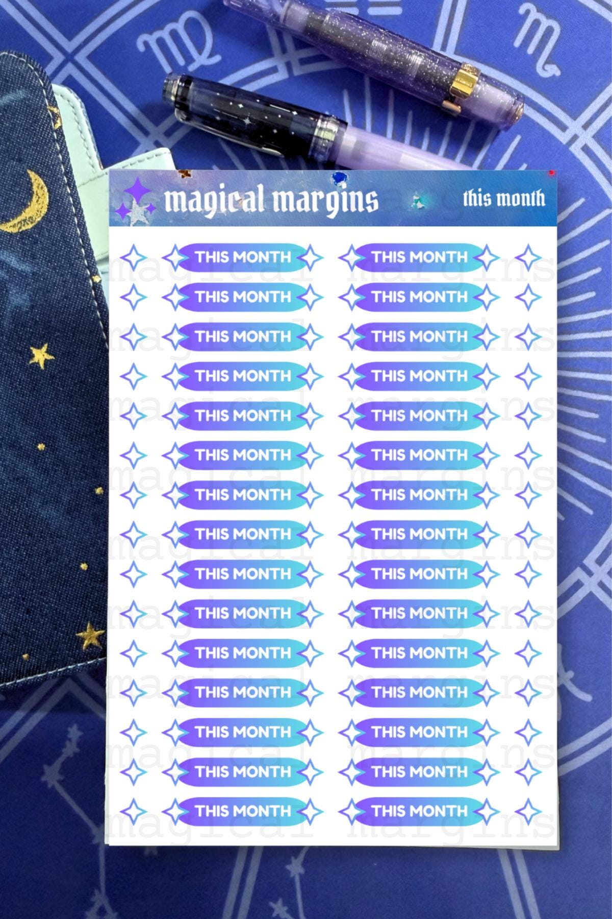 This Month Functional Planner Sticker Sheet