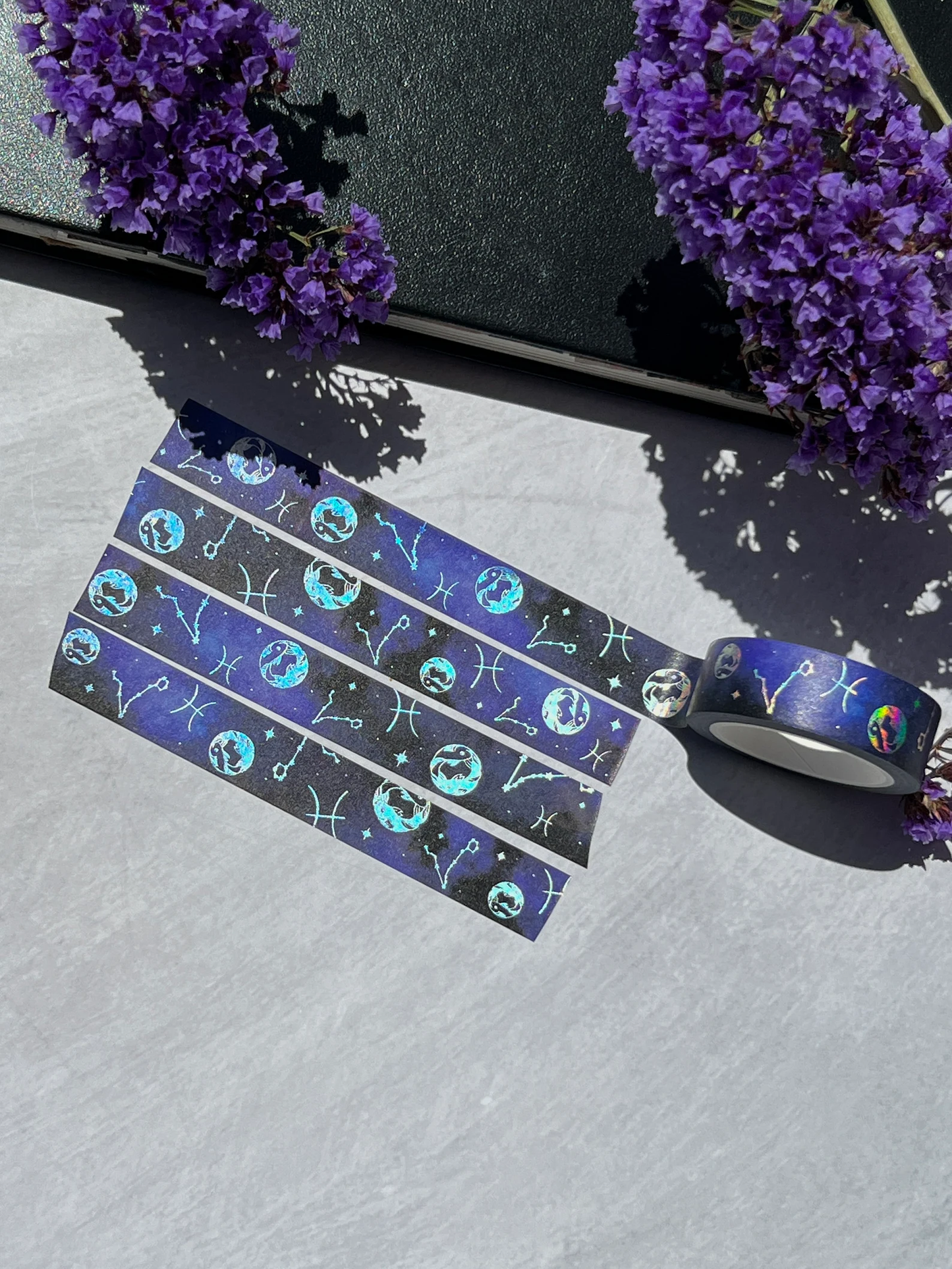Pisces Holographic Zodiac Washi Tape - Arch Michael