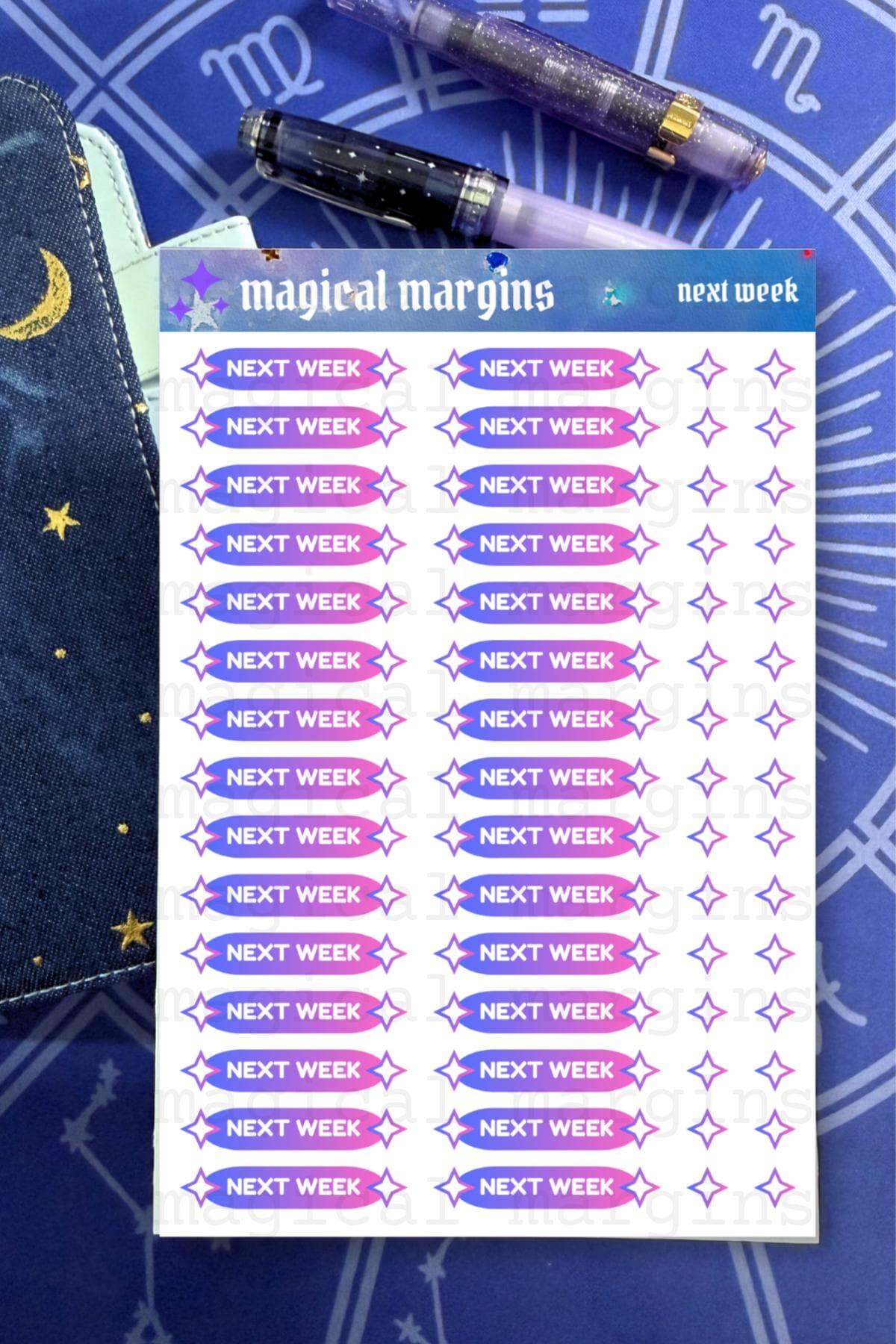 Next Week Functional Planner Sticker Sheet