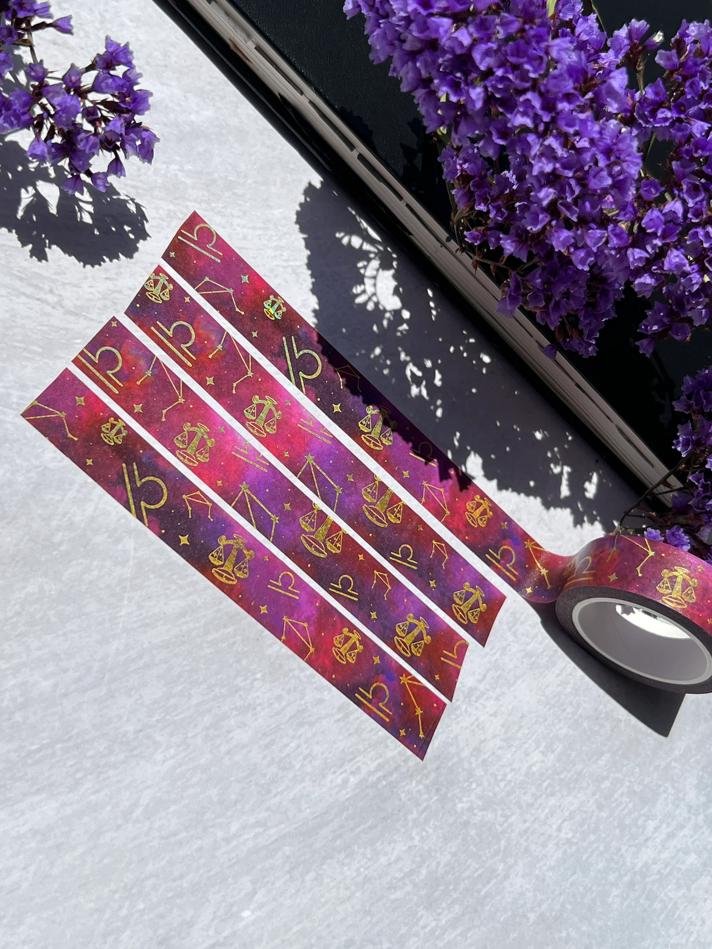 Libra Holographic Zodiac Washi Tape - Arch Michael