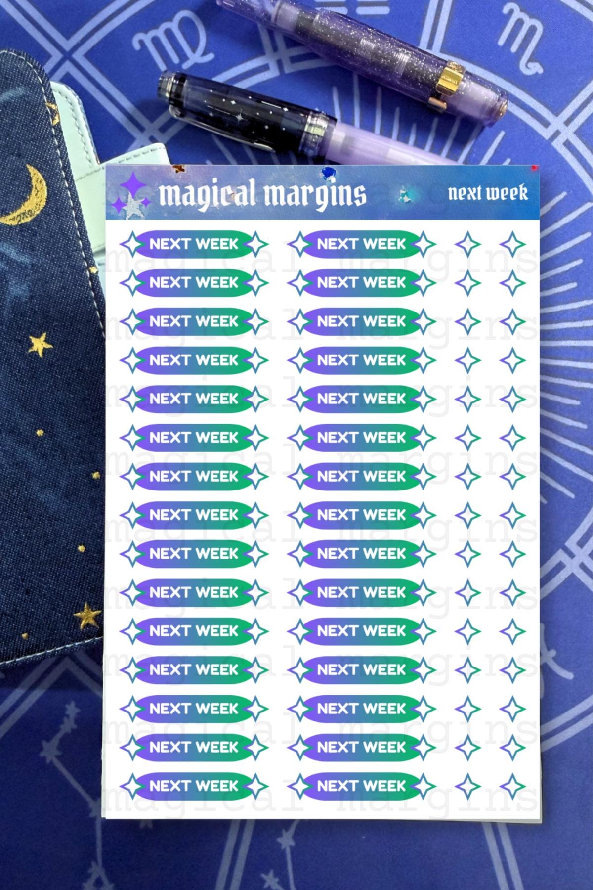 Next Week Functional Planner Sticker Sheet