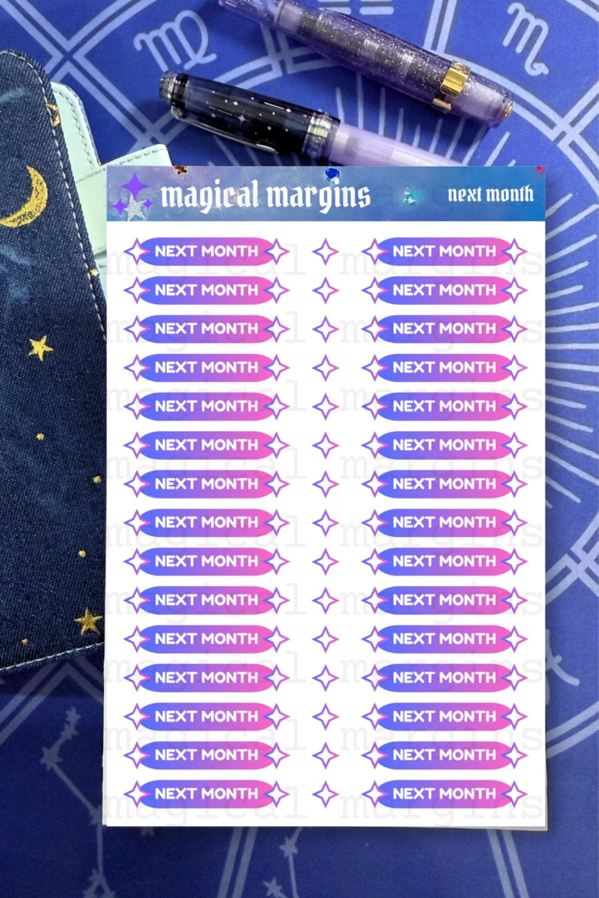 Next Month Functional Planner Sticker Sheet