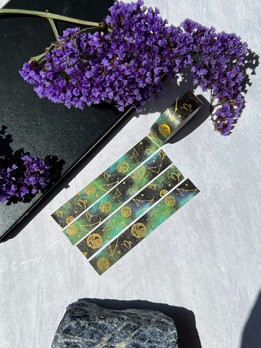Capricorn Holographic Zodiac Washi Tape - Arch Michael