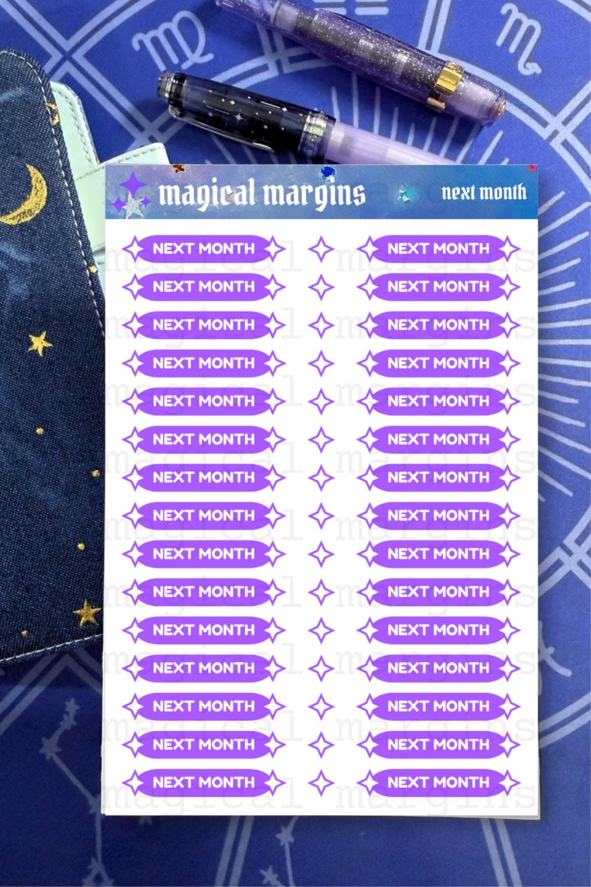 Next Month Functional Planner Sticker Sheet