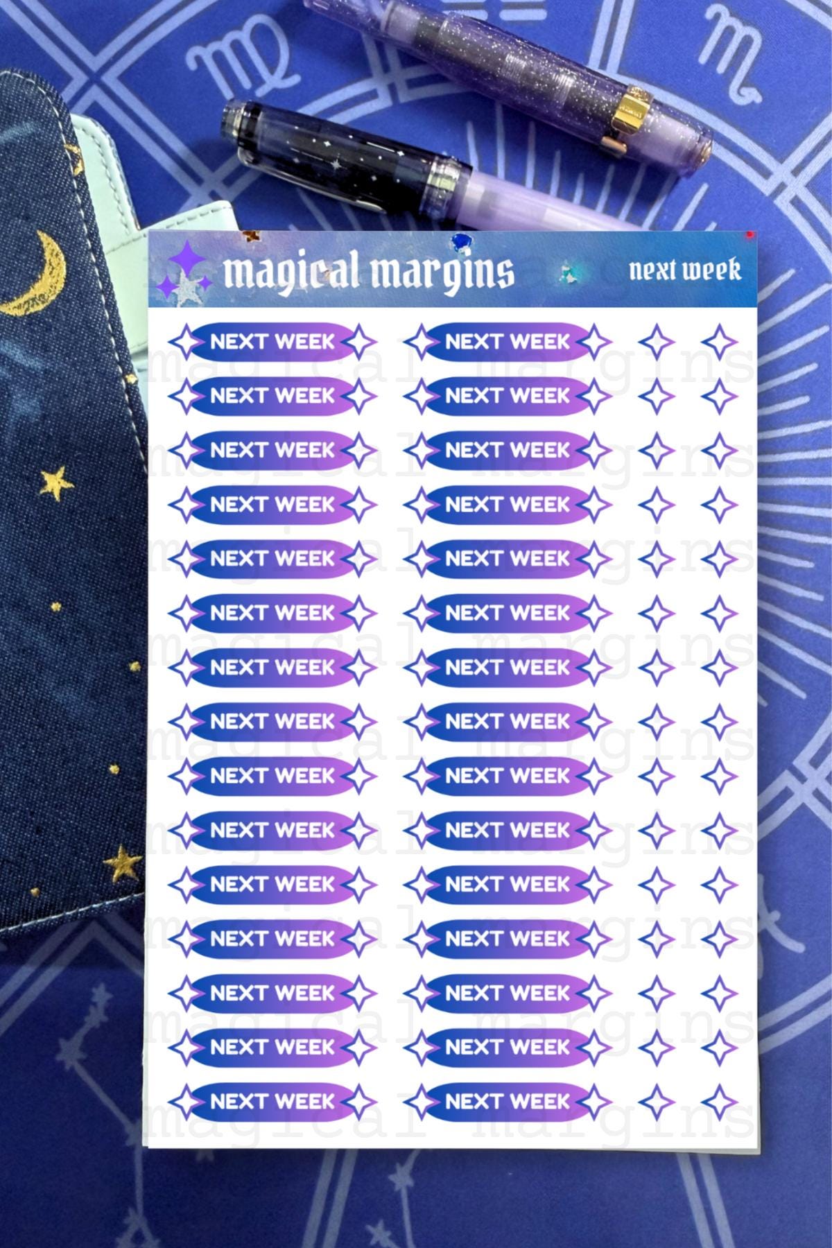 Next Week Functional Planner Sticker Sheet