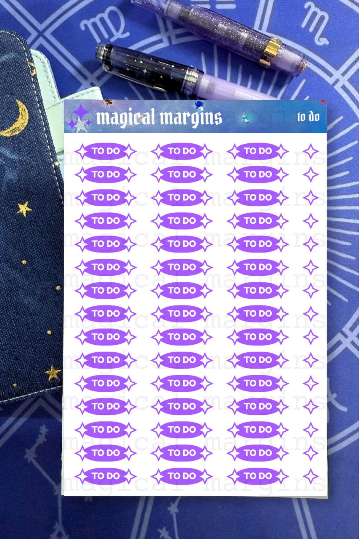 To Do Functional Planner Sticker Sheet