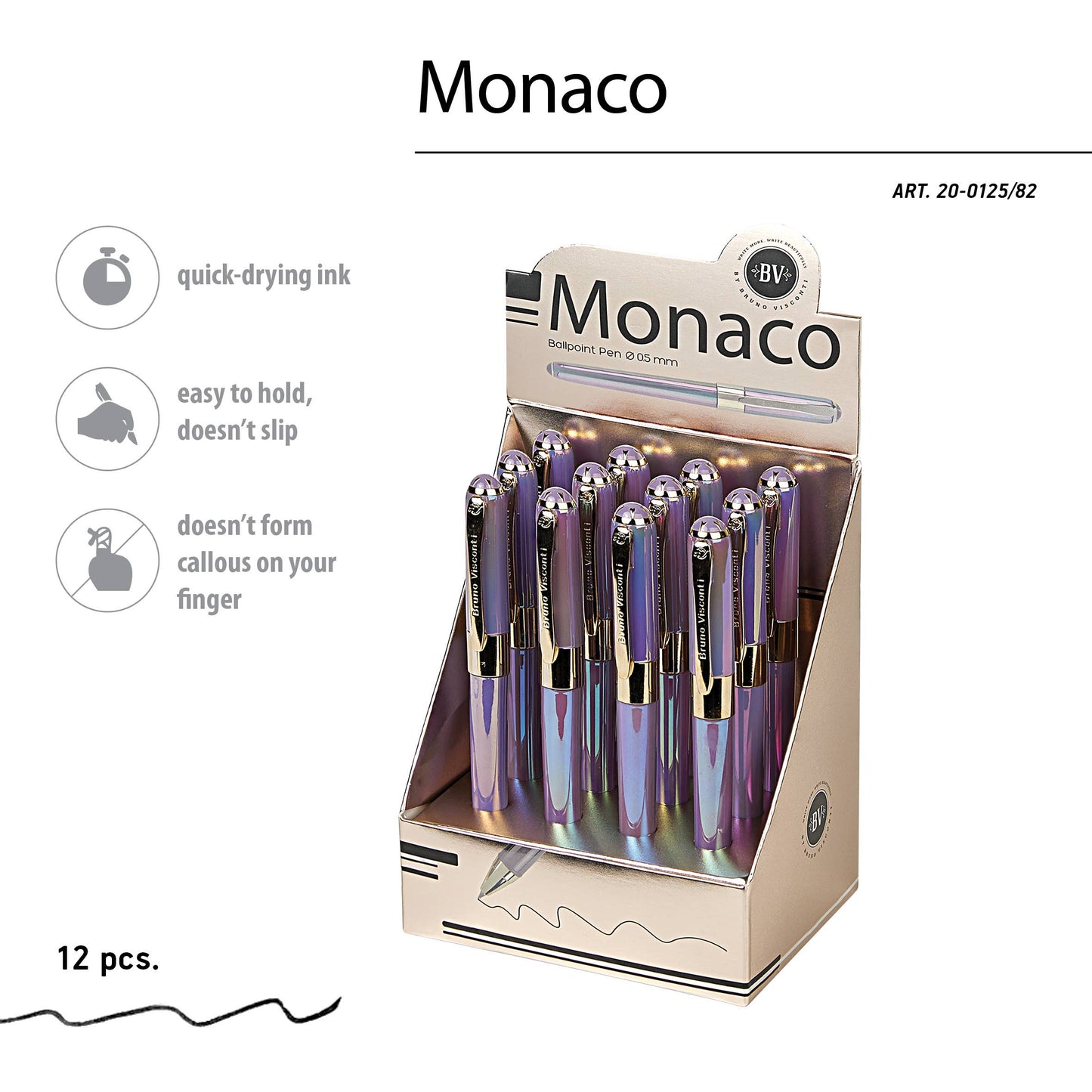 Monaco - Pearlescent Lavender Pen