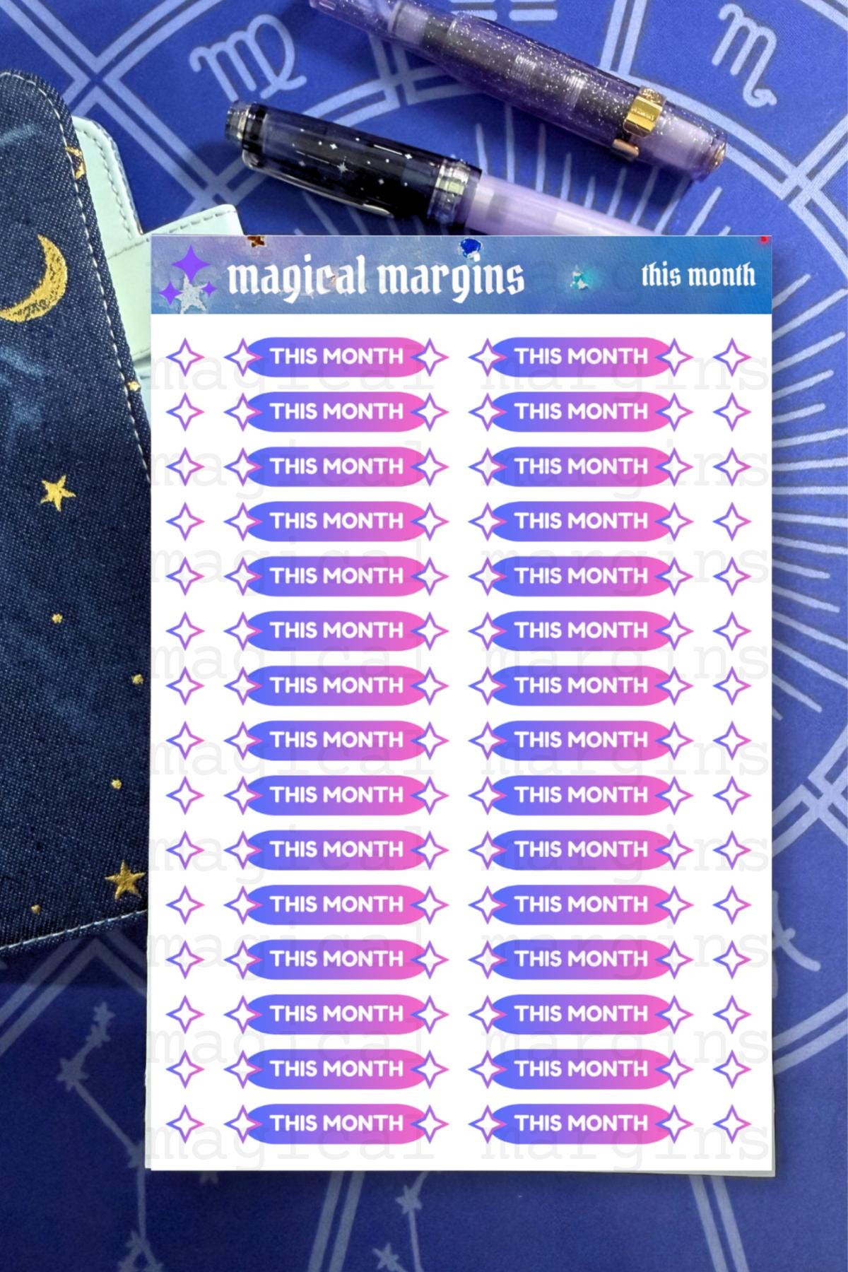 This Month Functional Planner Sticker Sheet