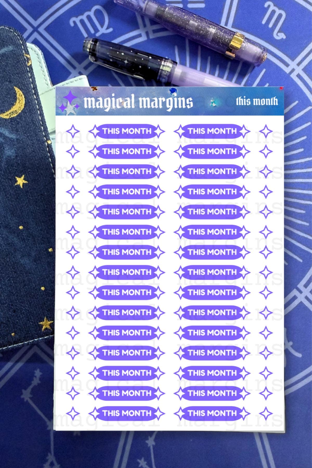 This Month Functional Planner Sticker Sheet