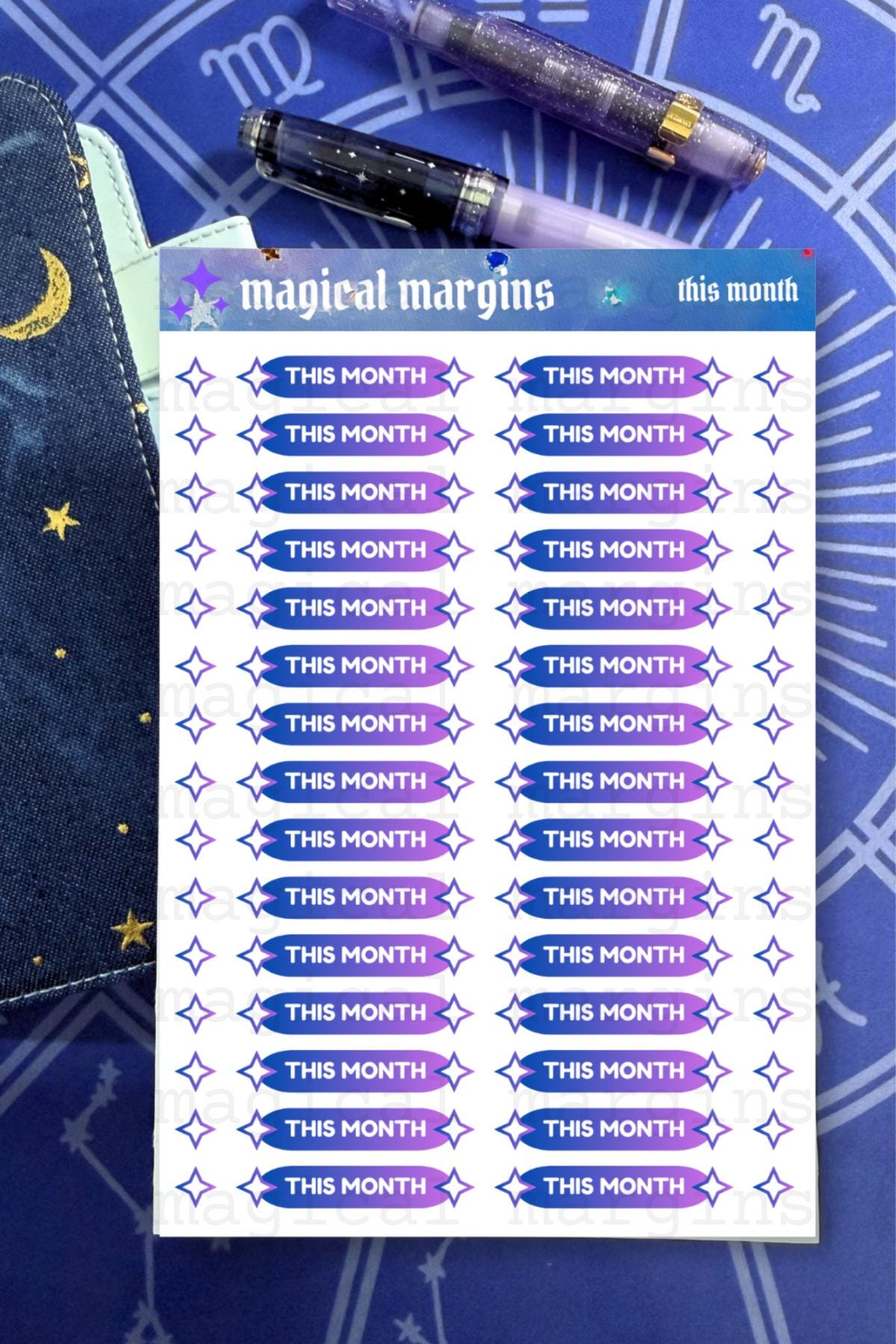 This Month Functional Planner Sticker Sheet