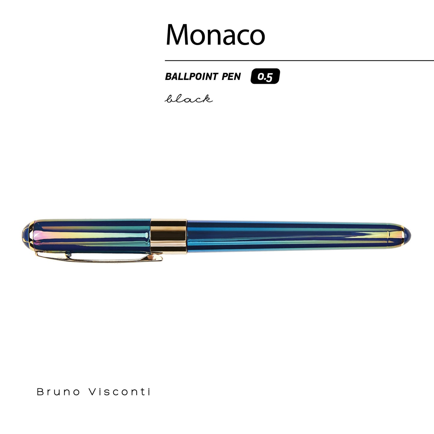 Monaco - Pearlescent Blue Pen