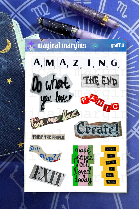 Graffiti Decorative Sticker Sheet