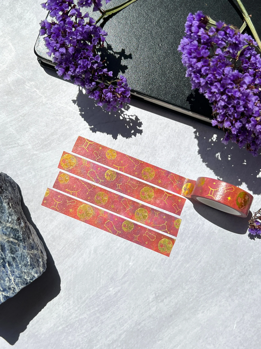 Gemini Holographic Zodiac Washi Tape - Arch Michael
