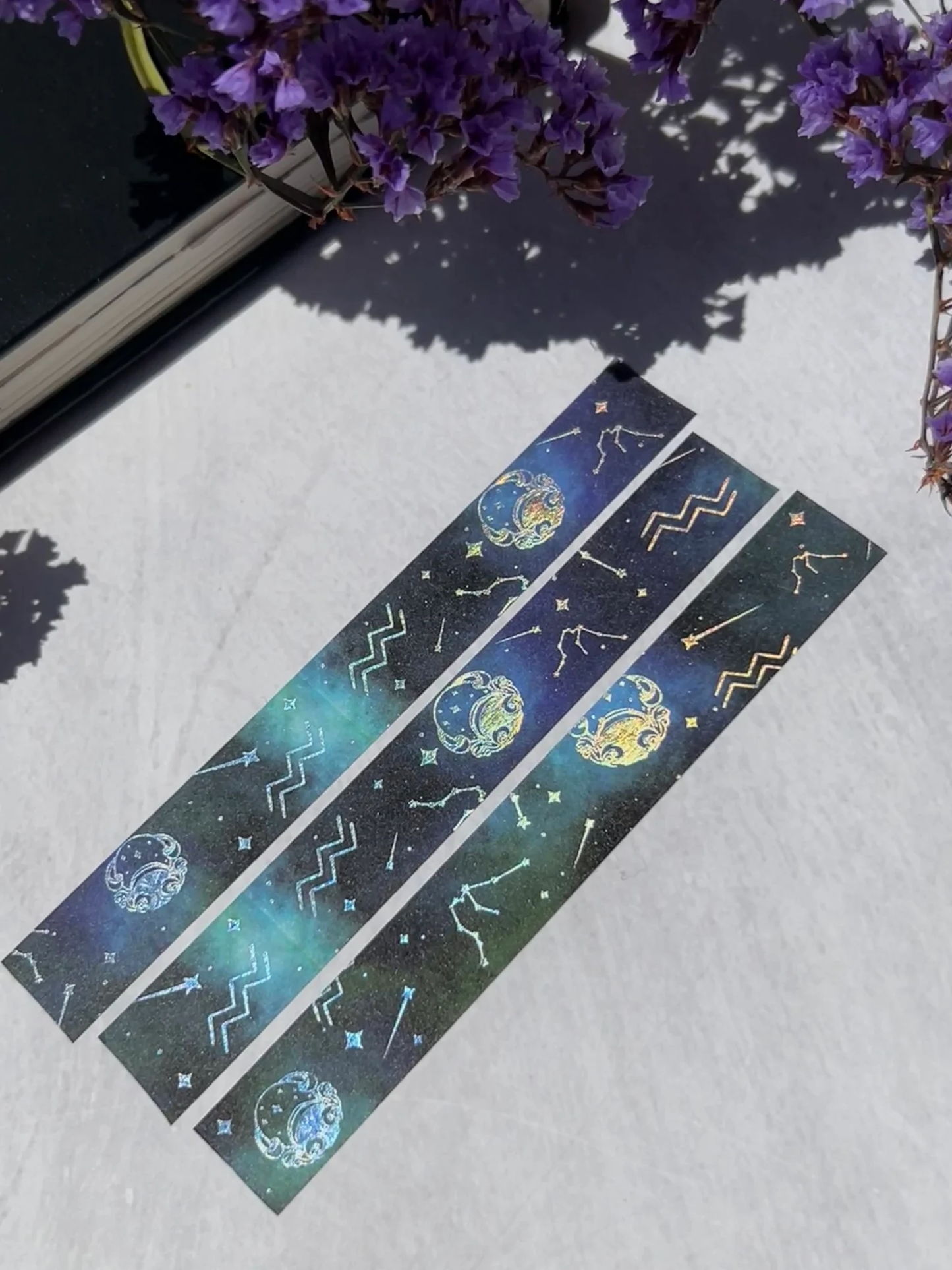 Aquarius Holographic Zodiac Washi Tape - Arch Michael