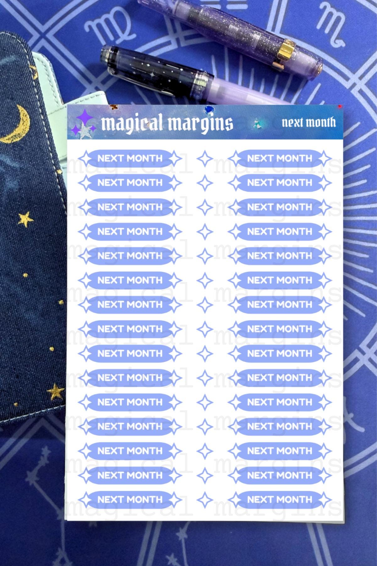 Next Month Functional Planner Sticker Sheet