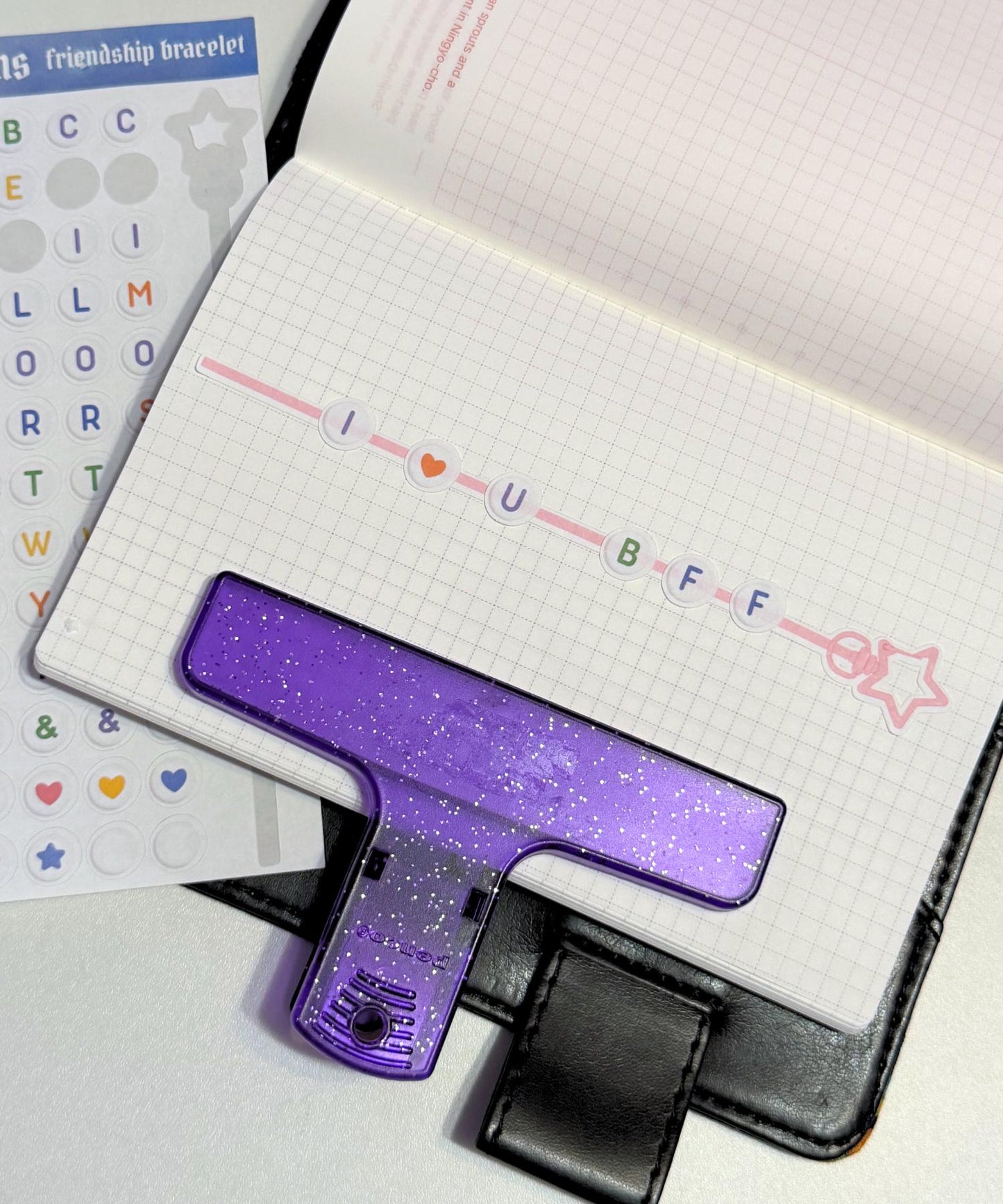 DIY Friendship Bracelet Junk Journal Sticker Sheet