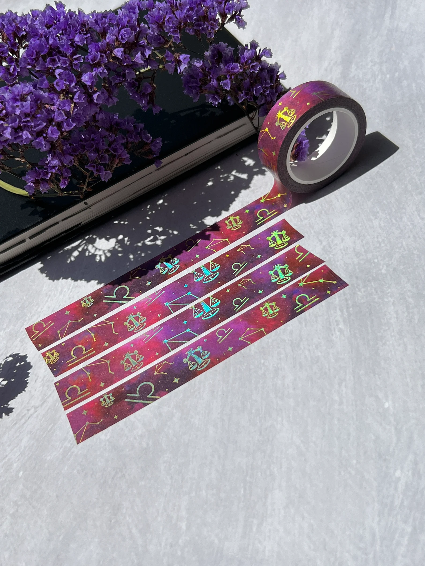 Libra Holographic Zodiac Washi Tape - Arch Michael