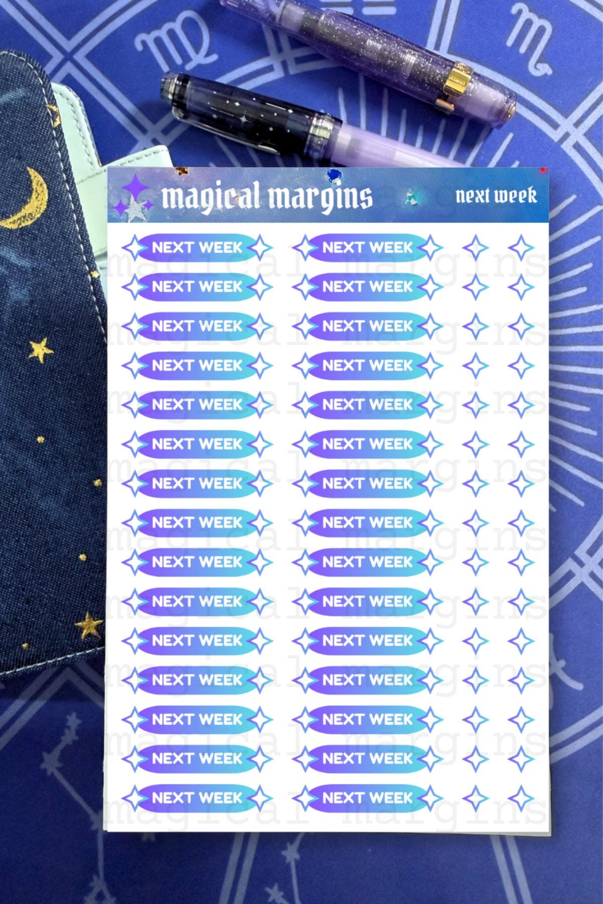 Next Week Functional Planner Sticker Sheet