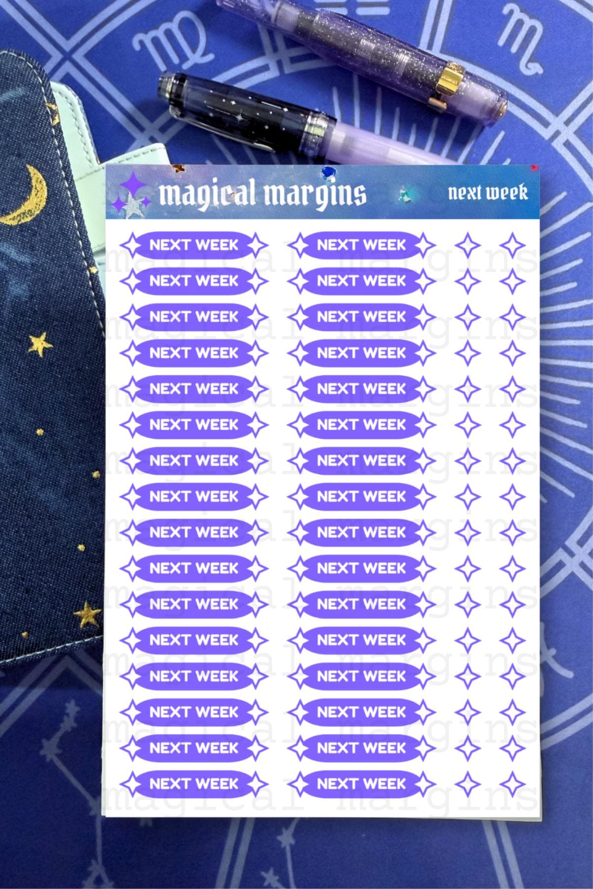 Next Week Functional Planner Sticker Sheet