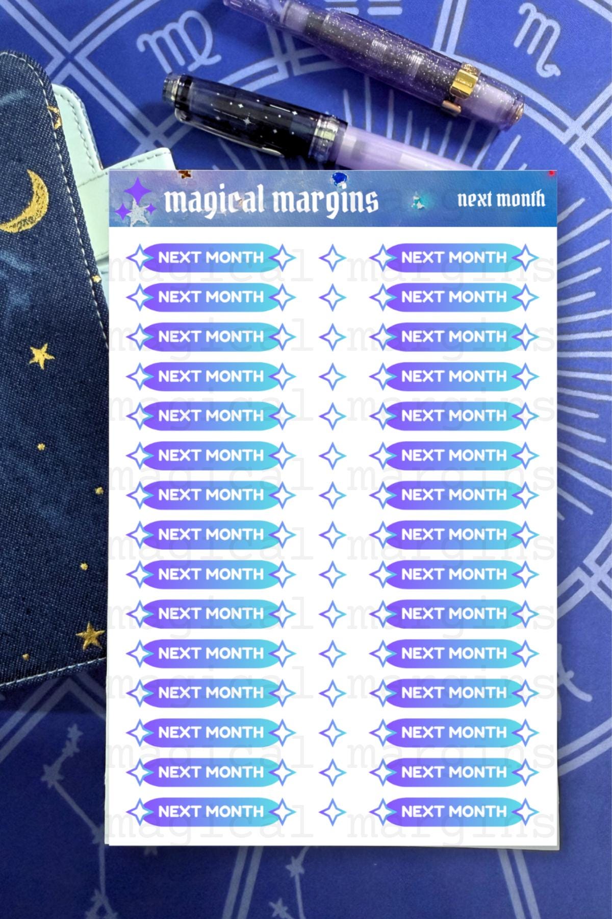 Next Month Functional Planner Sticker Sheet