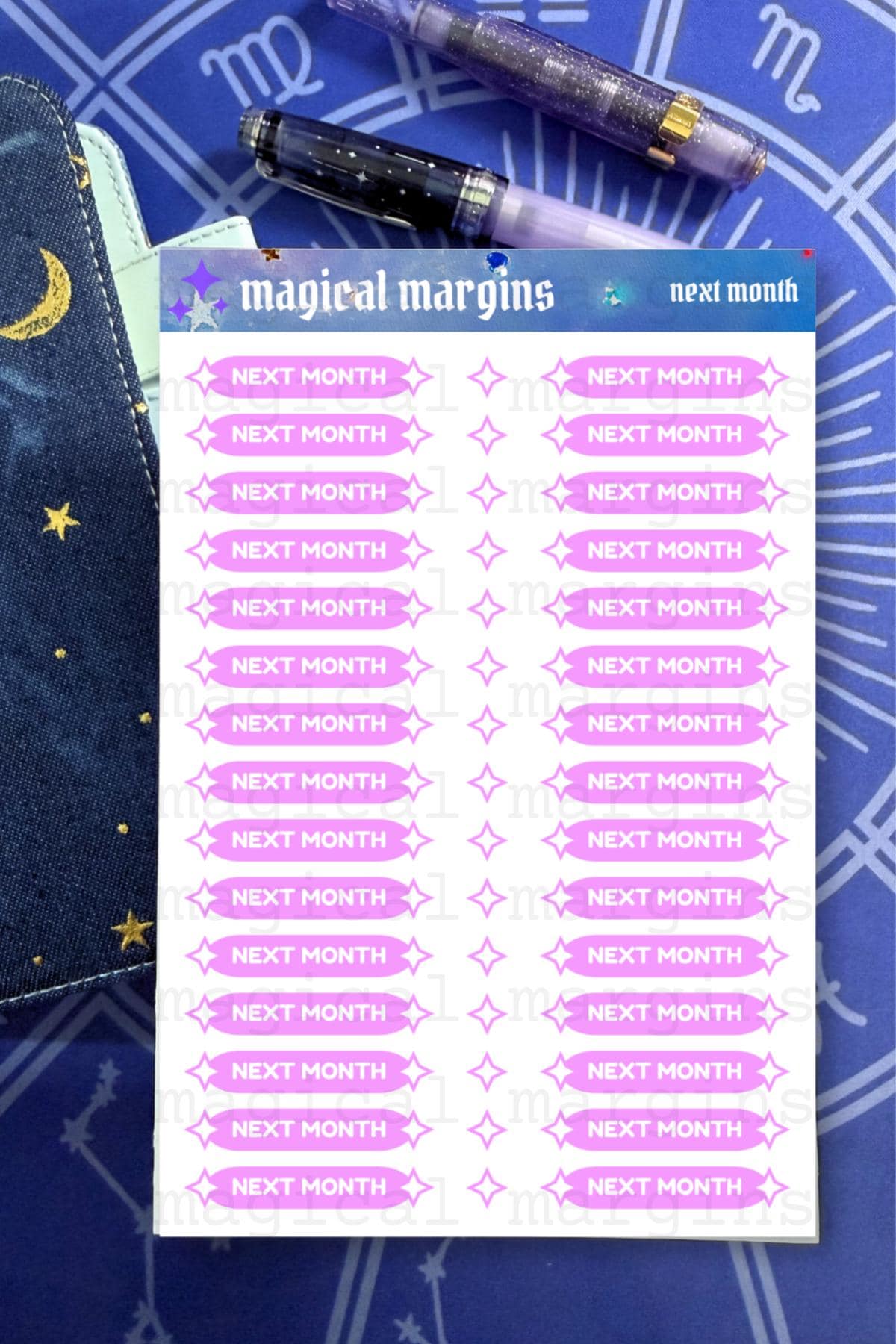 Next Month Functional Planner Sticker Sheet